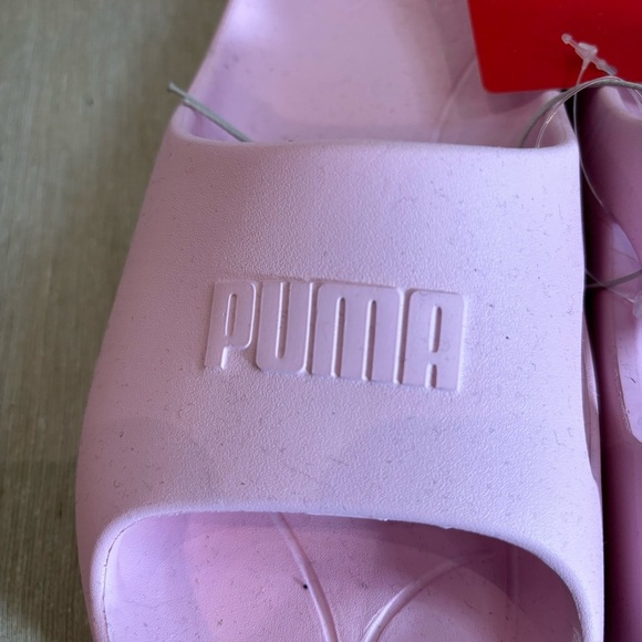 PUMA Sz 10 Shibusa Pearl Pink Slip On Fully Injected IMEVA Sole Sandals NEW - Picture 4 of 8